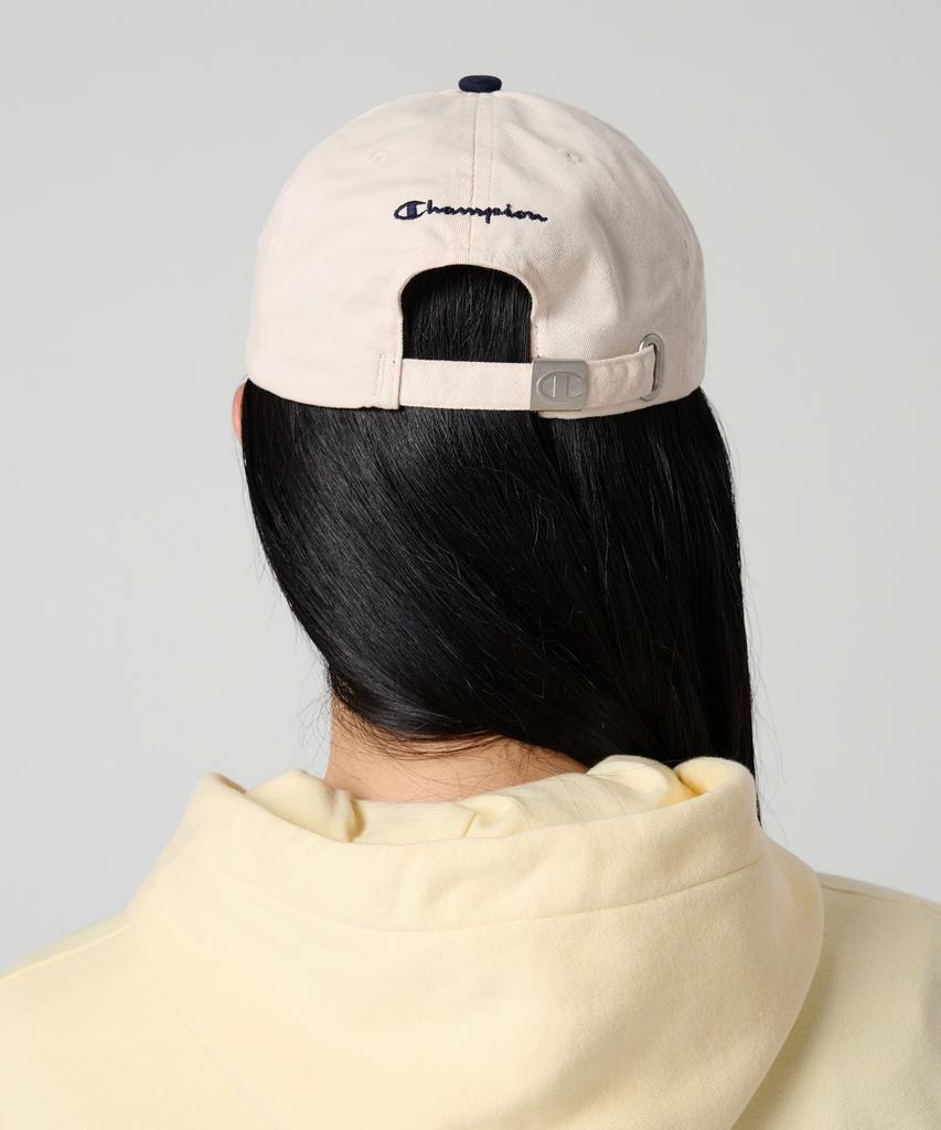 Champion C Logo Colorblock Ball Cap Ecru