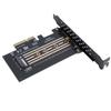 PCIe 4X to M.2 M Key Card 128Gbps Speed PCI E X4 5.0 GEN5 to M.2 NVMe Adapter Card for 2280 2260 2242 2230 SSD