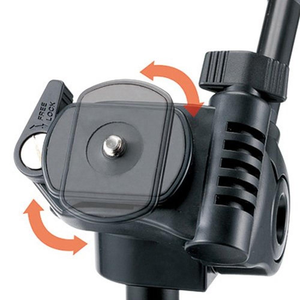 Velbon Family Tripod CV-3 Black 3-Section Lever Lock Compact 3-Way Head Aluminum Legs 300966
