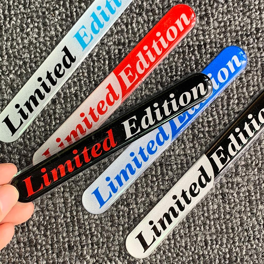 LIMITED EDITION 3D Resin Gel Reflective in Night Car Motocycle Sticker Decals for Suzuki Yamaha BMW Honda Toyota Hyundai D1