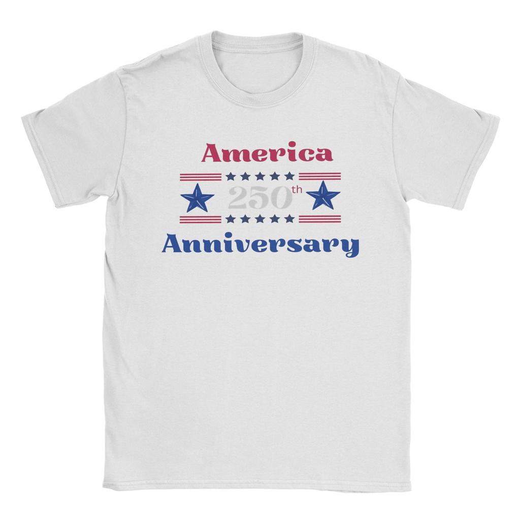 250 Years American Anniversary Accessories Unisex T Shirt Cotton Tee Graphic Printing Tops Tshirt