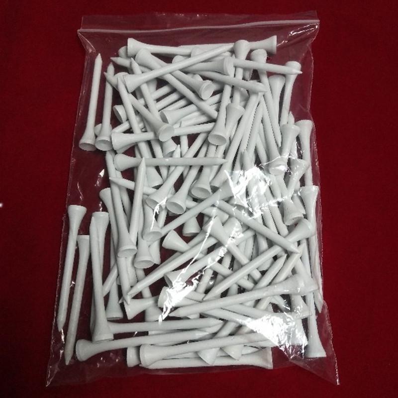 10 Pcs Bag Multi Color Plastic Golf Tees 70mm Durable Rubber Cushion Top Golf Tee Golf Accessories