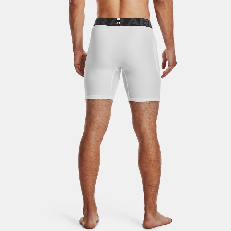 Under Armour Strong Stretch Training Shorts Men Shorts White 1361596-100