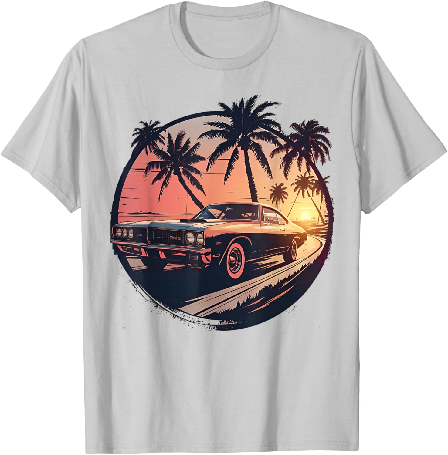 Vintage Classic Muscle Cars Retro American Lovers T-Shirt S разноцветный