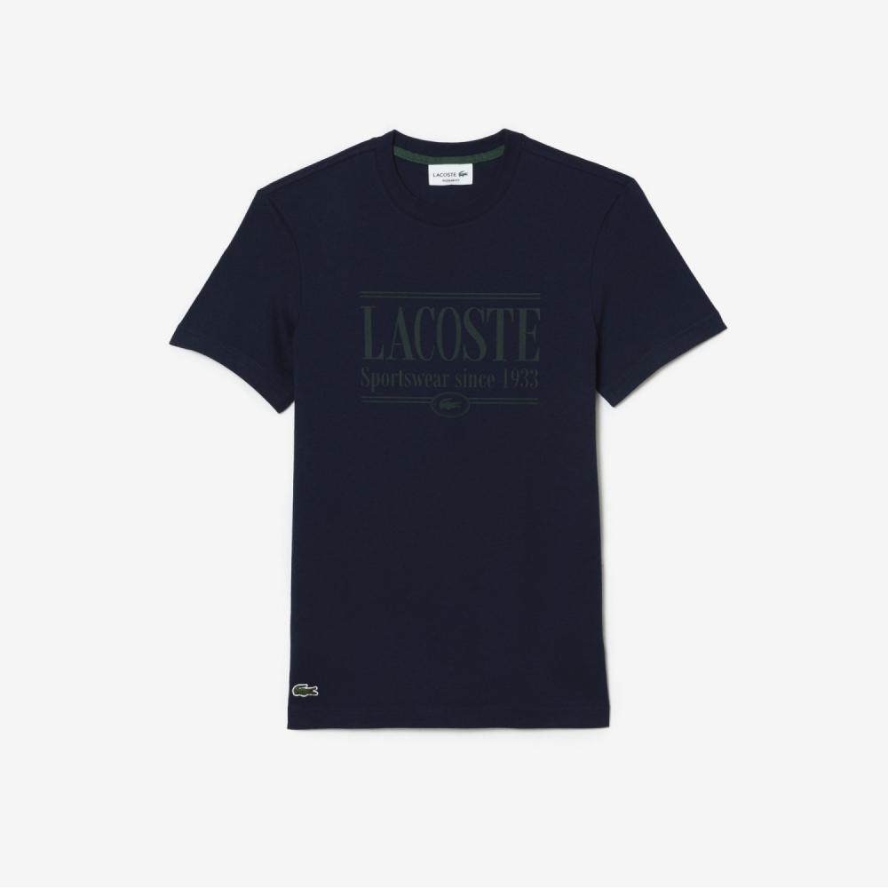 

LACOSTE Мужская футболка с надписью TH0322 53G 166