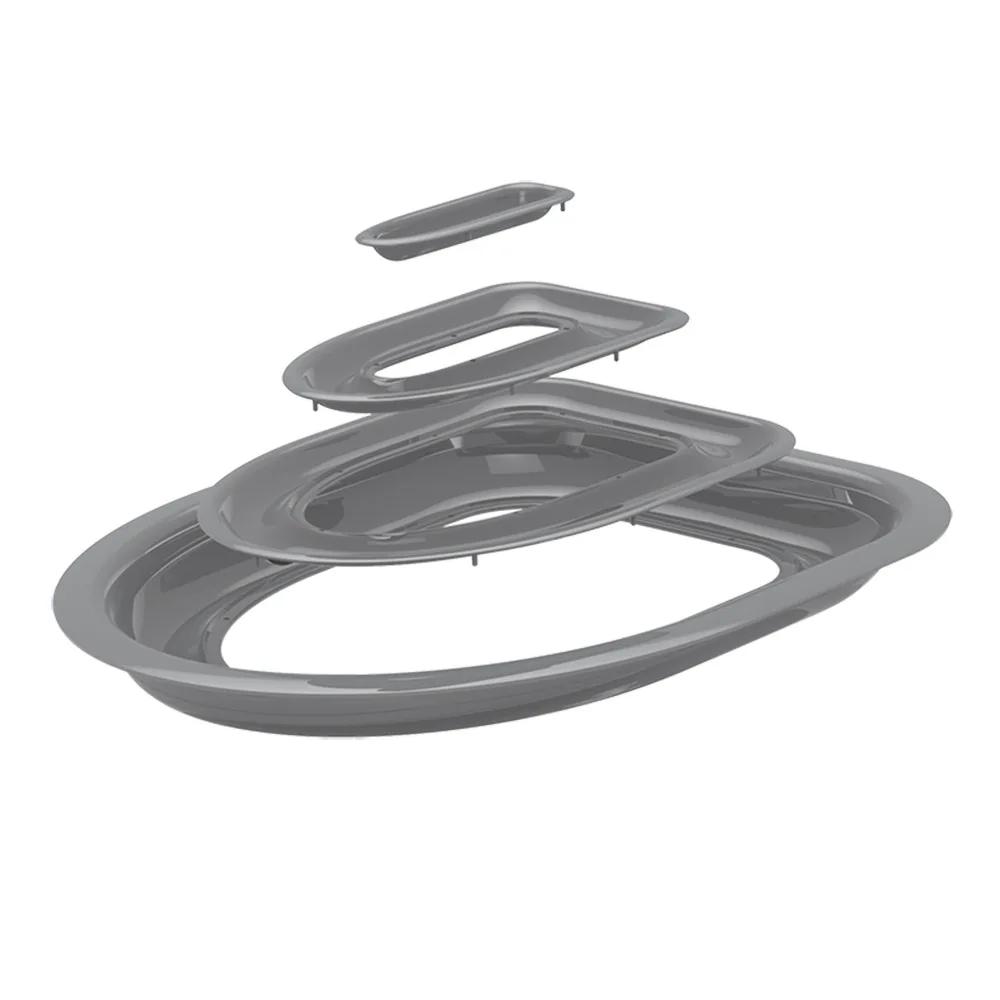 2023 Plastová sada pro výcvik kočičí toalety Opakovaně použitelná podložka pro štěňata Kočičí toaleta Trenažér na toaletu pro kočky Toaletní mazlíčci Čisticí produkt pro kočky