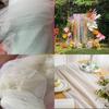 2 Meter Colorful Sheer Fabric Set 10 Mixed Hues Decorative Cloth Party Backdrops Handmade Art Projects Top Sale