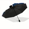 1pc Panda Snowflake Automatic Open/close, All-Season Portable Folding Umbrella, Travel, Everyday, Formal Events - Compact Luxury Parasol, Outdoor Acce