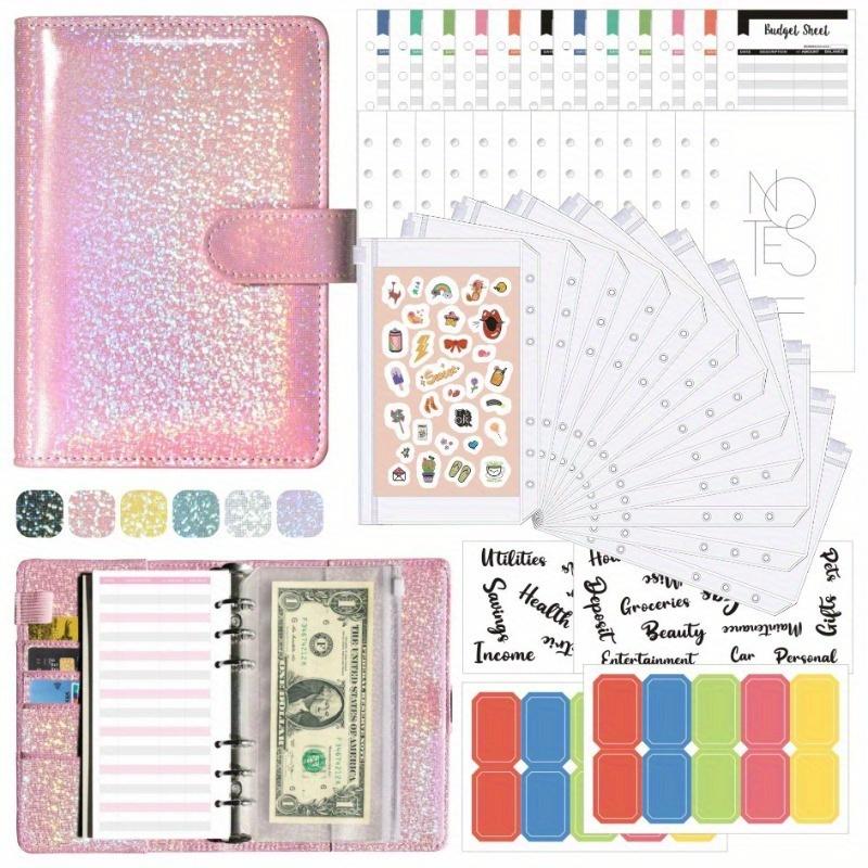 A6 Budget Binder, Money Saving Challenge Tracker and Expense Sheet, Cash Fill Binder for Budget Planning