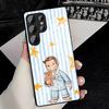 Curious George Monkey Phone Case For Samsung A25 A13 A33 5G A54 A36 A35 A56 A52 A14 Shockproof Glass Cover