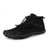 Sports Cotton Shoes Men And Women Plus Velvet Warm Boots Wear-Resistant Non-Skiing Floor Boots Winter Thickened Couple Shoes