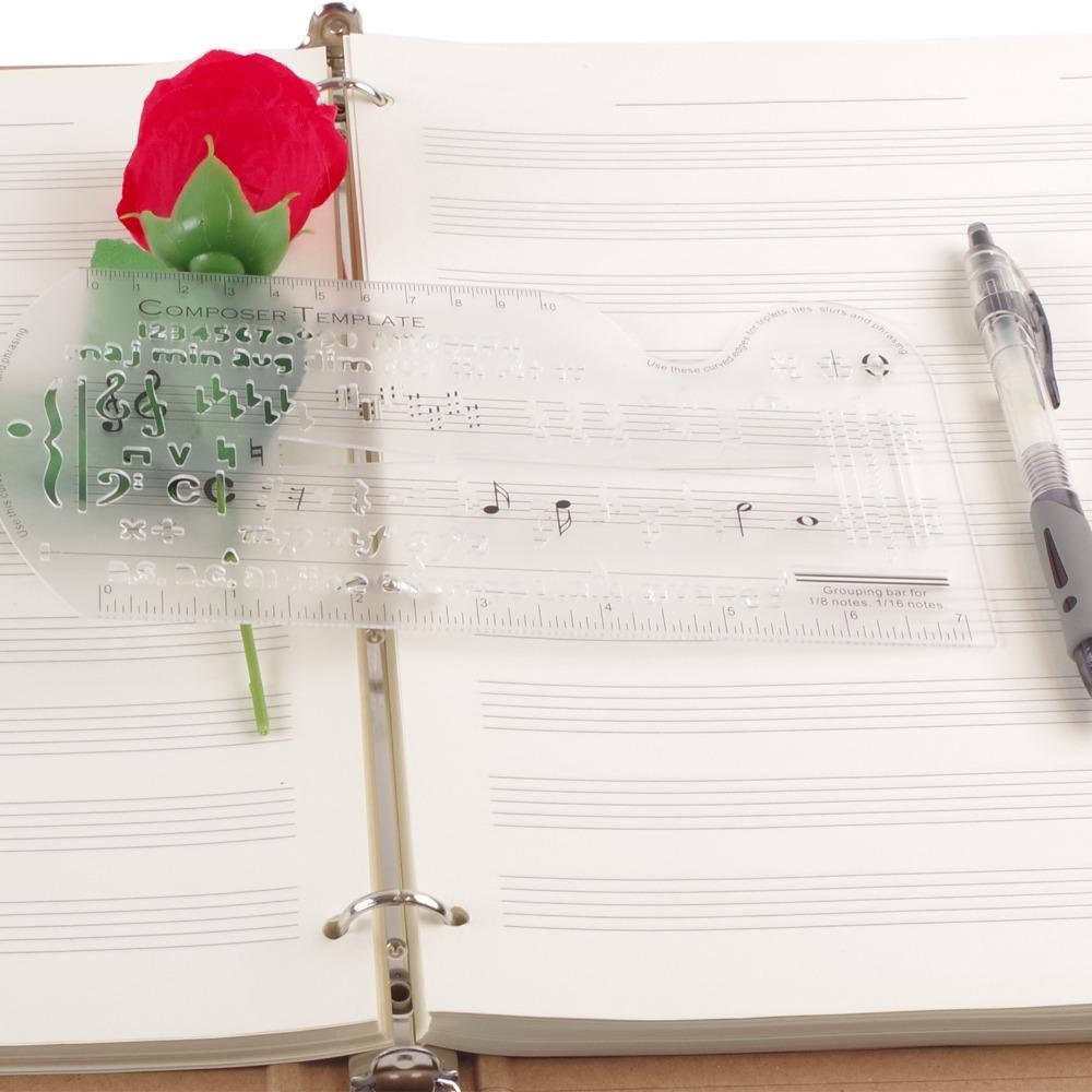 Music Symbols Design Sheet Music Drawing Ruler PP Composer Manuscript Tool For Song Writers