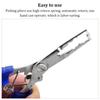 Fishing Pliers Stainless Steel Anti-skid Plastic Handle Fish Hook Remover Scissor Tackle Equipment Tools Supplies