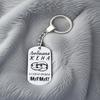 1PC Russian Cultural Charm Rectangular Exquisite Design Keychain Delicate Luster Pendant Necklaces
