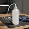 Fluid Collection Bottle with Silicone Tube Translucent Brake Bleeder Hose Mess Tool for