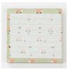 80Pages/set Kawaii Small Fresh Floral Stripe Memo Pads Diy Sticky Notes Diary Post Guestbook Stickers Stationery Office School