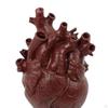 Anatomical Heart Vase Creative Abstract Art for Cafe Restaurant Desktop Black