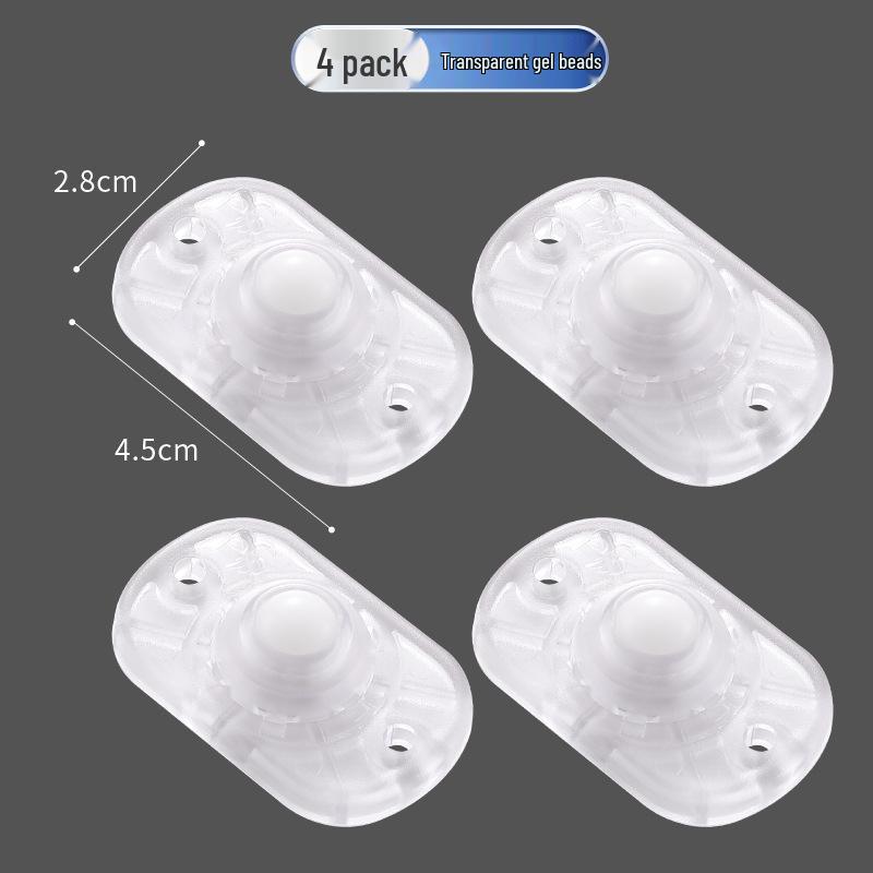 Heavy-Duty No-Punch Small Ball Caster Wheels for Furniture