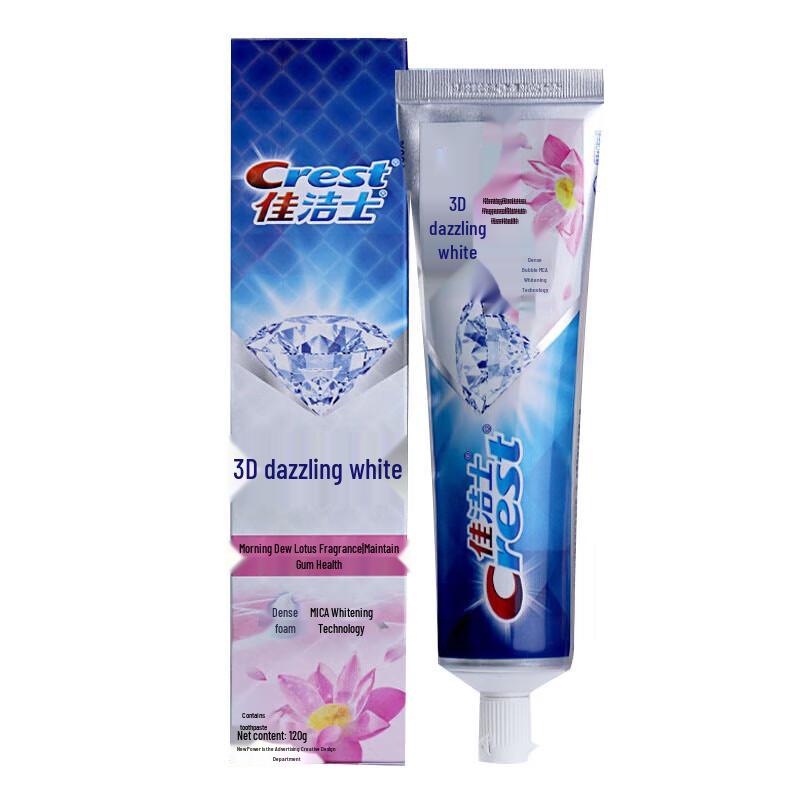 Crest 3D White Morning Dew Lotus Scent Toothpaste