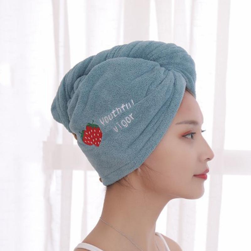 Uterák na vlasy Čiapka na vlasy Coral Fleece Zahustený Pohodlná starostlivosť o vlasy Silná absorpčná čiapka do sprchy Rýchloschnúci uterák