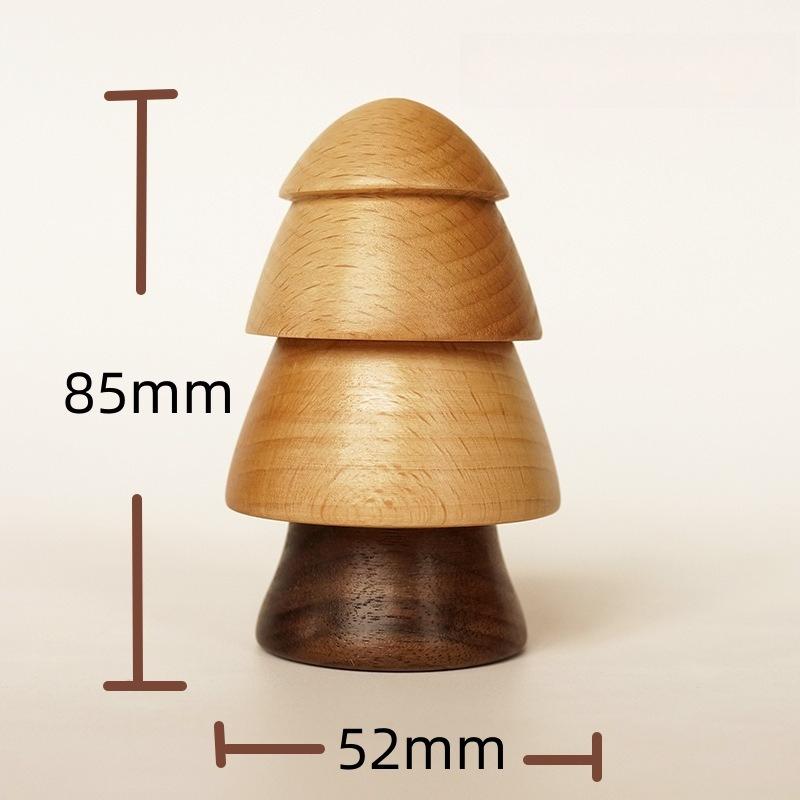 Solid Wood Tree Toothpick Holder Nordic Style Creative Decorative Storage Container for Kitchen Dining Table Home Office