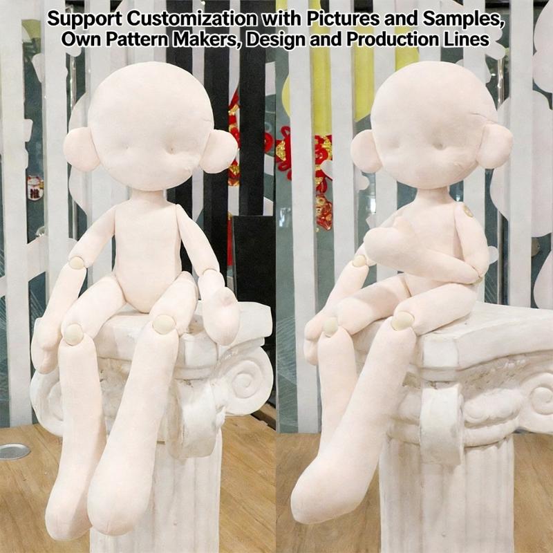60cm Undressed Ball Jointed Doll Changeable Nude Cotton Doll For Creative Play And Fun Activity For Adult Kids Collector