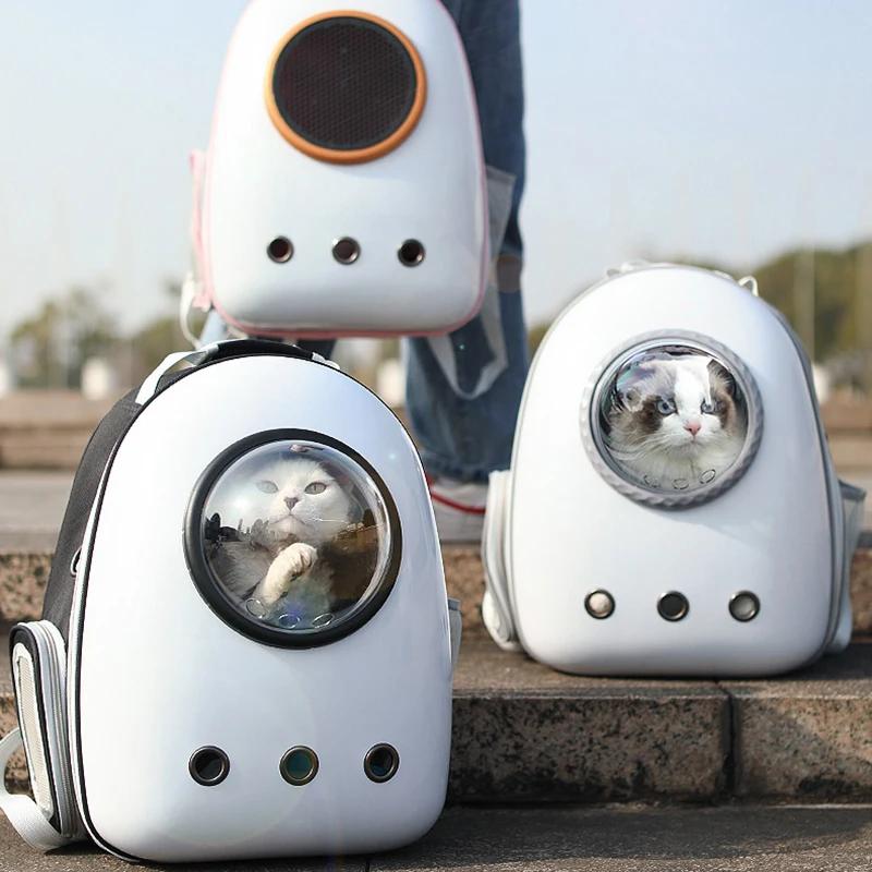 High Quality Pet Cat Carrier Backpack Cat Space Capsule Window Transport Carrying Breathable Travel Bag Bubble Astronaut