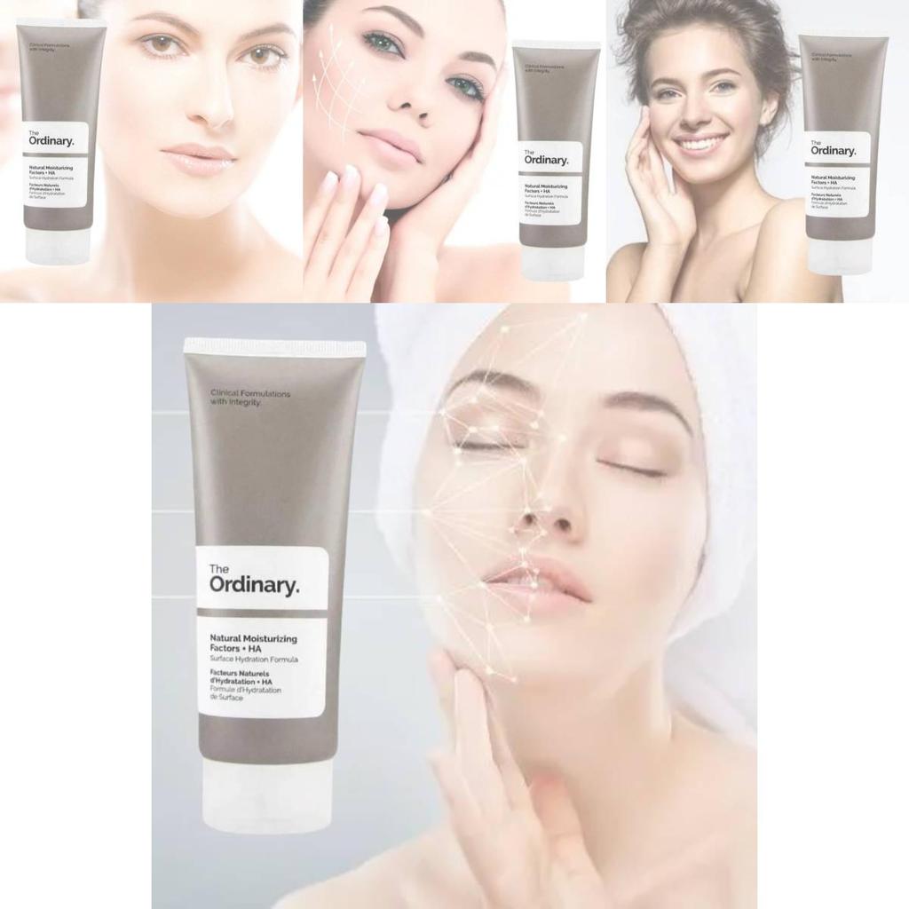 Crema con Fattori Idratanti Naturali e Acido Ialuronico 100ml Per Idratazione Intensa e Nutrizione
