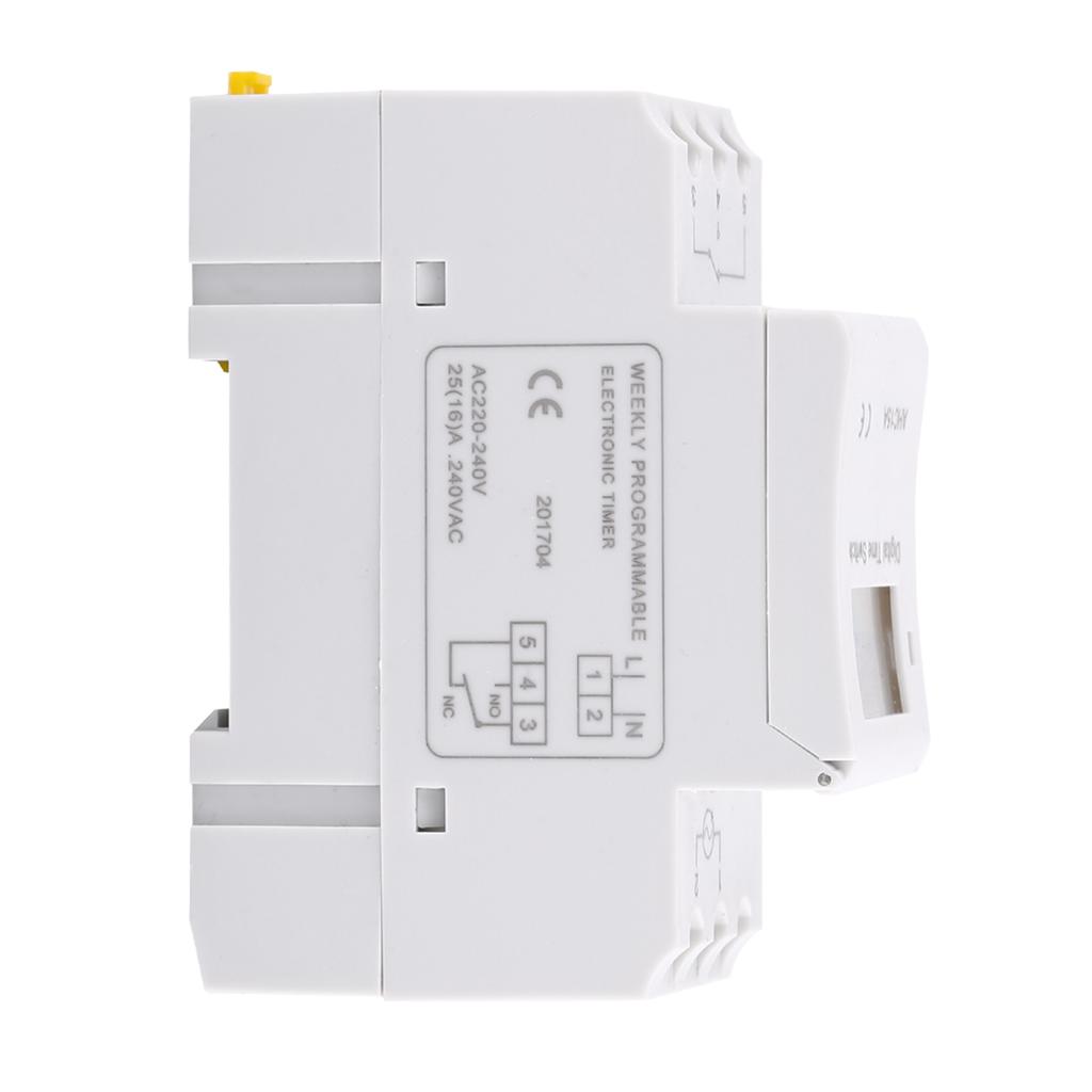 LCD Display Weekly Programmable Electronic Relay Time 16 ON and OFF Timer(AC220V)