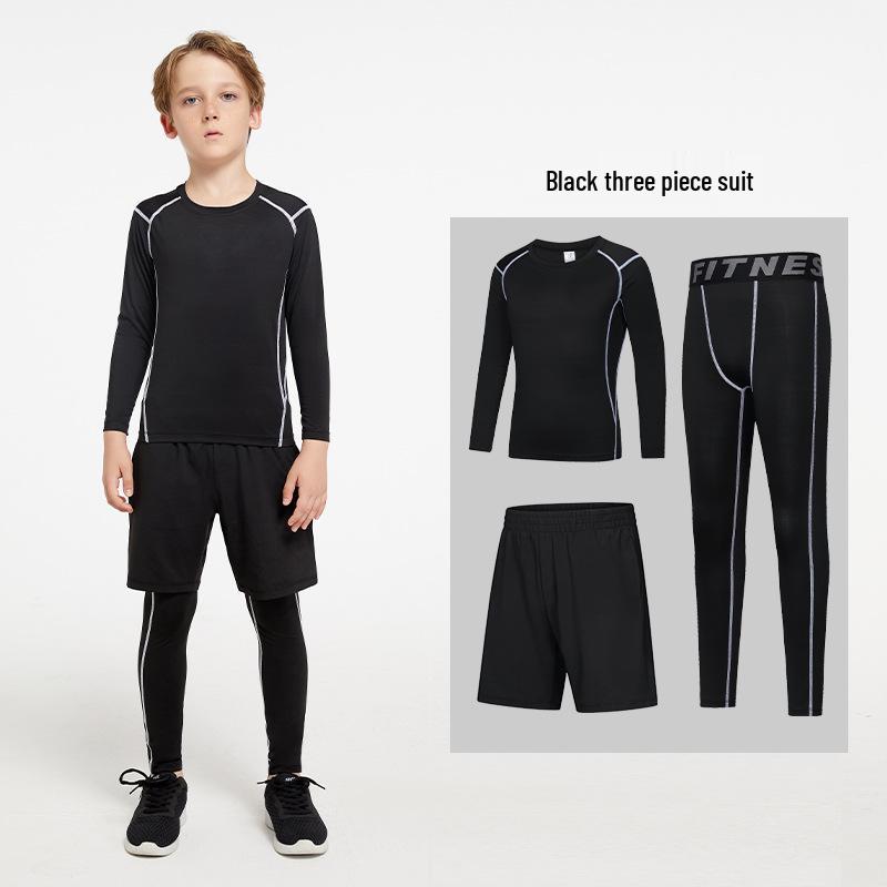 Unisex Quick-Dry Sports Set: Basketball, Football, Fitness, Running, Yoga - Men's/Women's/Children's Autumn & Winter Training Gear