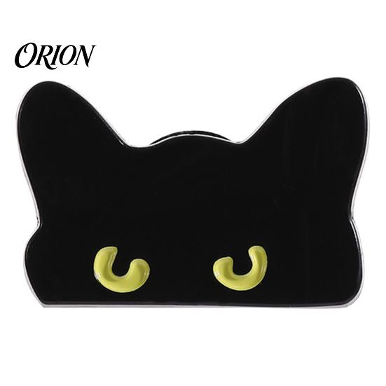 Long-lasting Brooch Black Cat Themed Brooch, Anti-Rust Lightweight Lapel Pin, Cartoon Jewelry Accessories for Clothing Bag Decoration Party