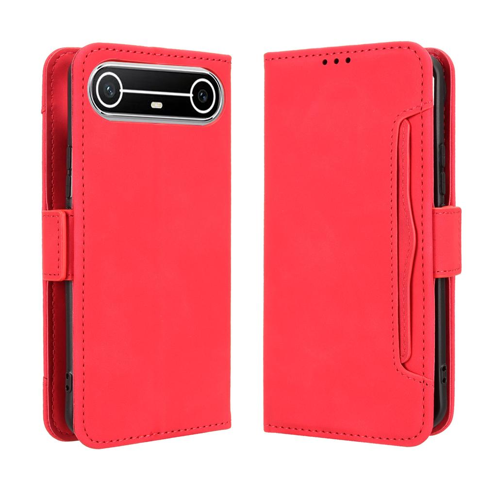 For TECNO Pova Slim 5G/TECNO Spark Slim 4G Leather Case Phone Wallet Cover with Multiple Card Slots
