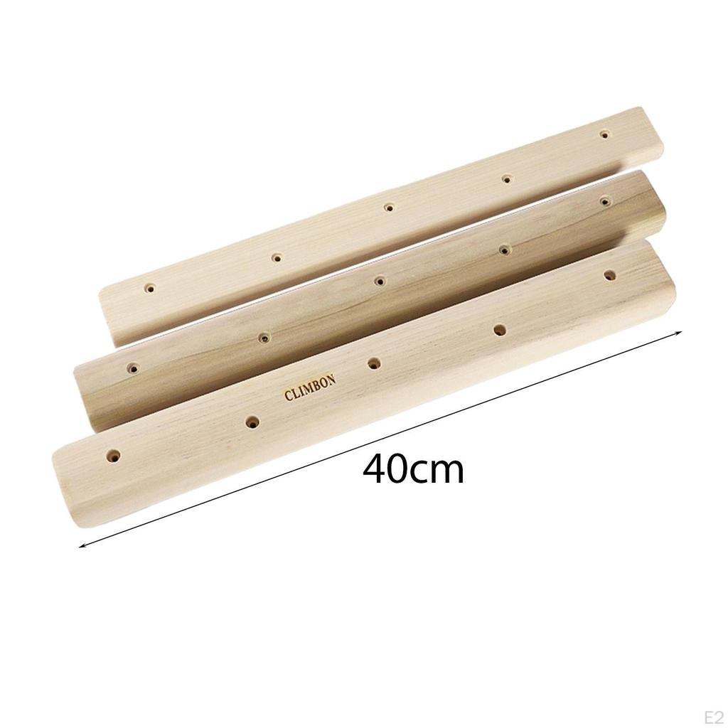 3x Klettergriffe Fingerboard Unterarmtrainer Griffkraft Campusblöcke Board