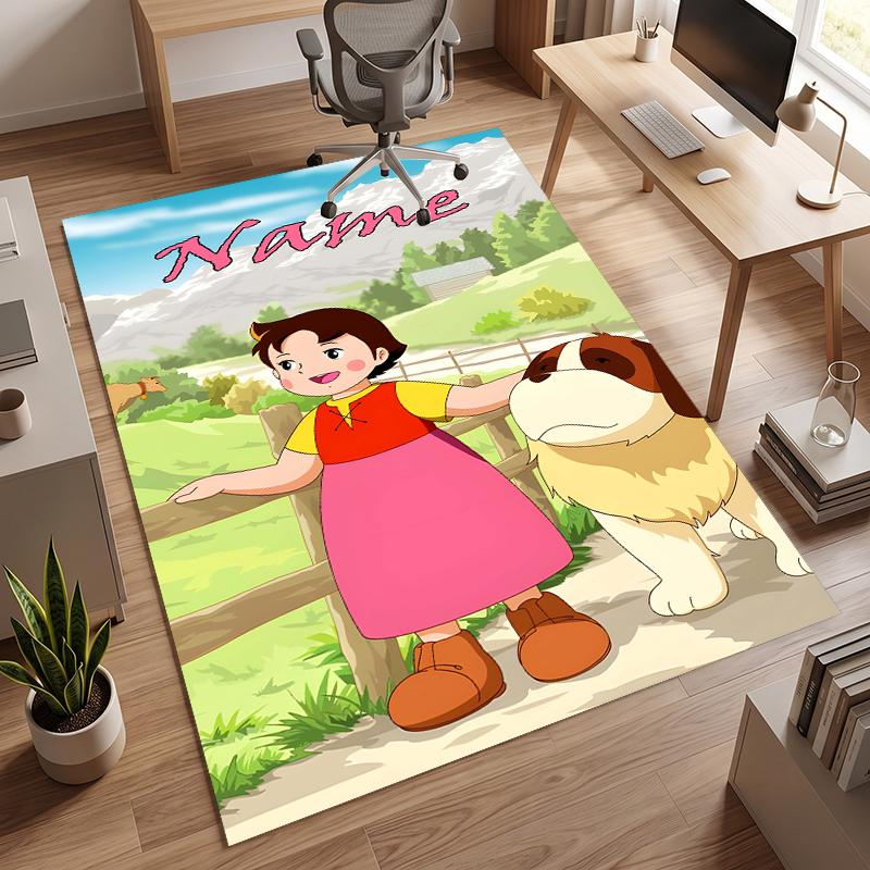 Heidi (1) Personalized name Office Carpet Stylish Decor for Living Room Bedroom Kitchen