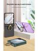 Samsung Z Flip7 Full-Cover Solid Color Case with Hinge Protection and Built-In Ring Stand