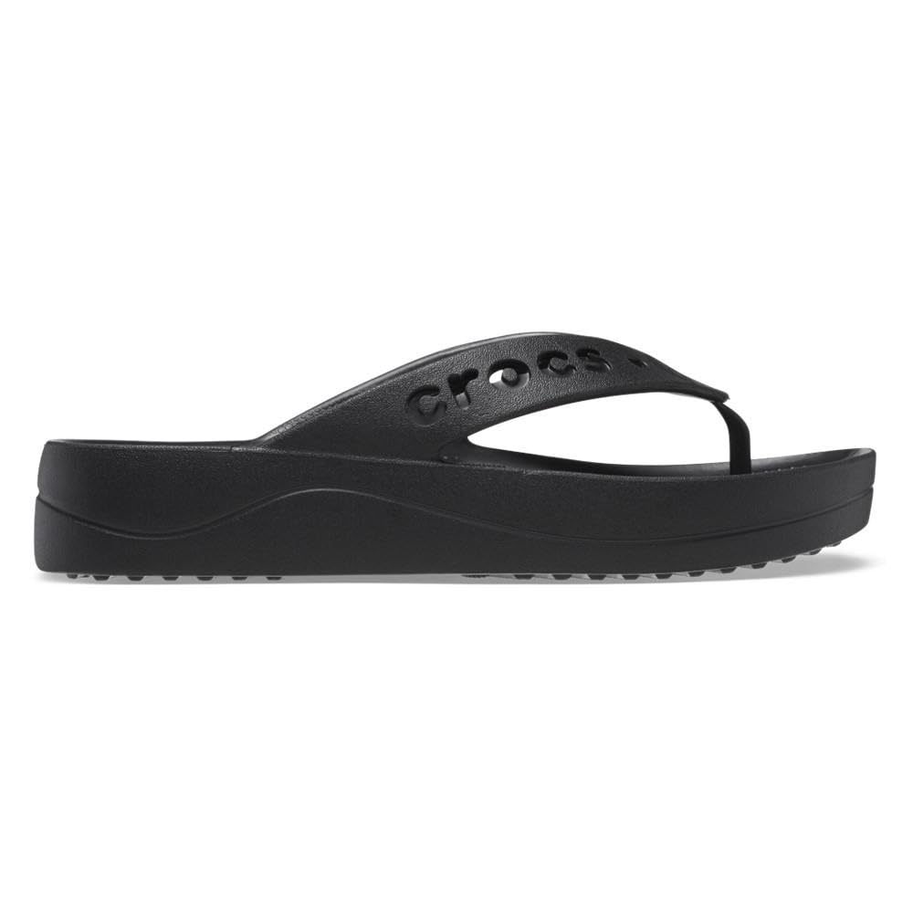 

Женские сандалии Crocs Baya Platform Flip 24 см, черные, чёрный