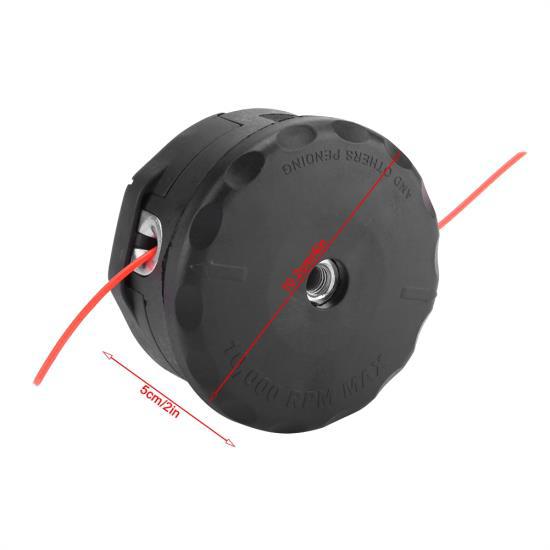 2Pcs String Trimmer Head for Lawn Mower Echo Speed Feed 400 Heads SRM-225 SRM-230 SRM-210