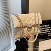 Popular Diamond Chain Underarm Large Bag Women's Bag 2025 New Trendy Fashion Large Capacity Shoulder Messenger Bag