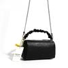 Genuine Leather Portable Trendy Fashion Chain Shoulder Messenger Bag First Layer Cowhide Bag