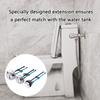 Dual Button Toilet Tank Parts Extended Toilet Tank Repair Tool Simple Install for Easy Installation & Silent Flushing