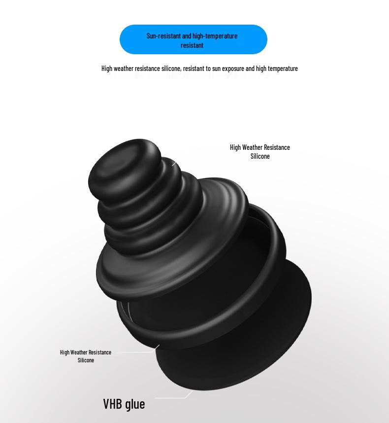 Car Door Shock Absorbing Silicone Pads - Anti-collision, Silent Closing (4-Piece Set)