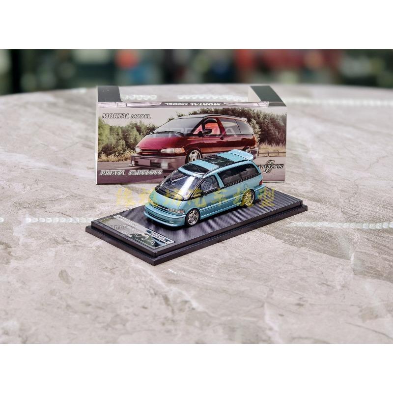 Diecast MORTAL 1:64 Scale PREVIA Van Alloy Car Model