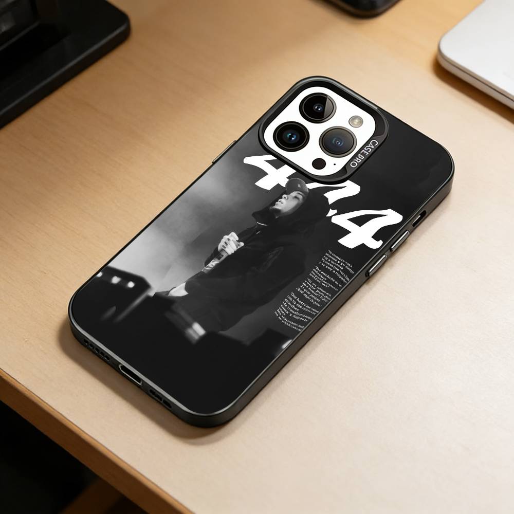 Rapper-Yan Block 111 444 Phone Case For iPhone 17,16,15,14,13,12,11 Plus,Pro Max,XS,Colorful Silver Phone Case Funda Cover