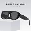 Retro Oval Sunglasses Women Brand Designer Glasses New Ins Fashion Personalized Pilot Eyewear Fashion Men Eyeglasses UV400