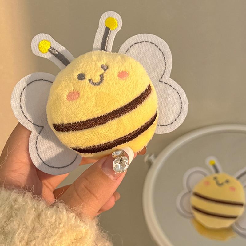 Cartoon Animal Plush Hair Clip Girl Cute Brooch Lady Hair Styling Accessories for Thin Hair Korean Style Headdress