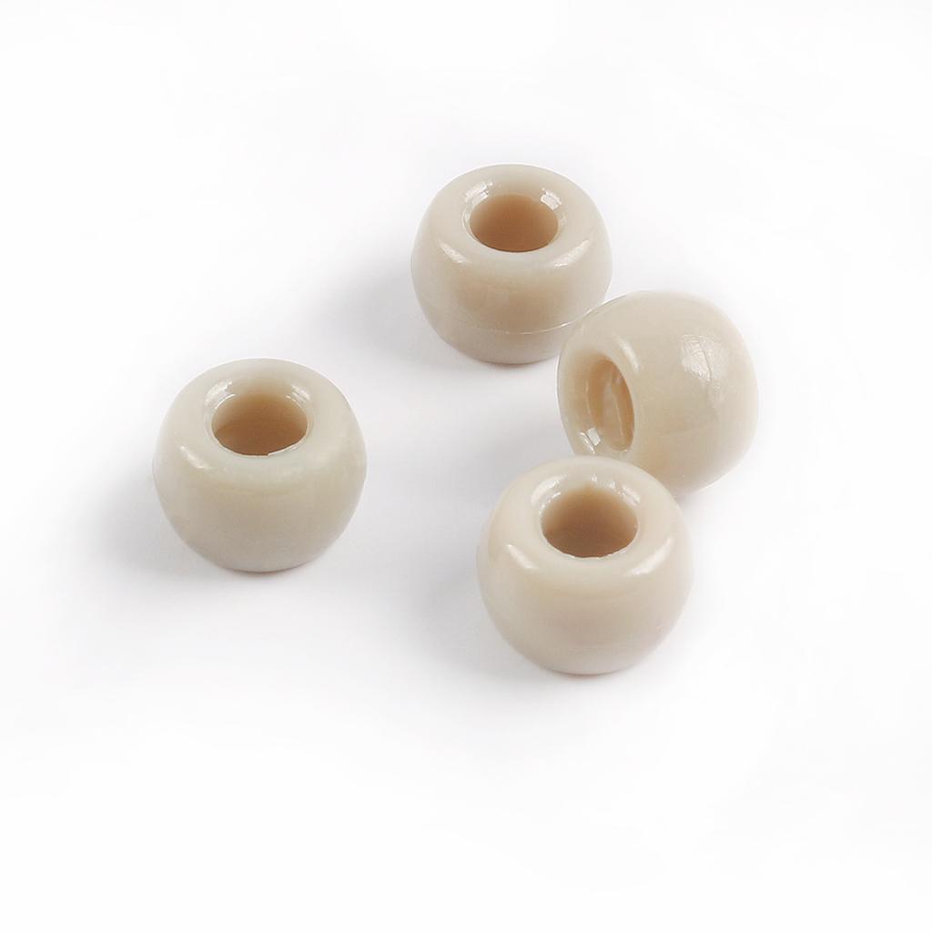 Acrylic Pony Beads Large Hole Beads Dreadlocks Solid Color Bucket Beads Diy Mobile Phone Chain Necklace Loose Beads Jewelry Accessories