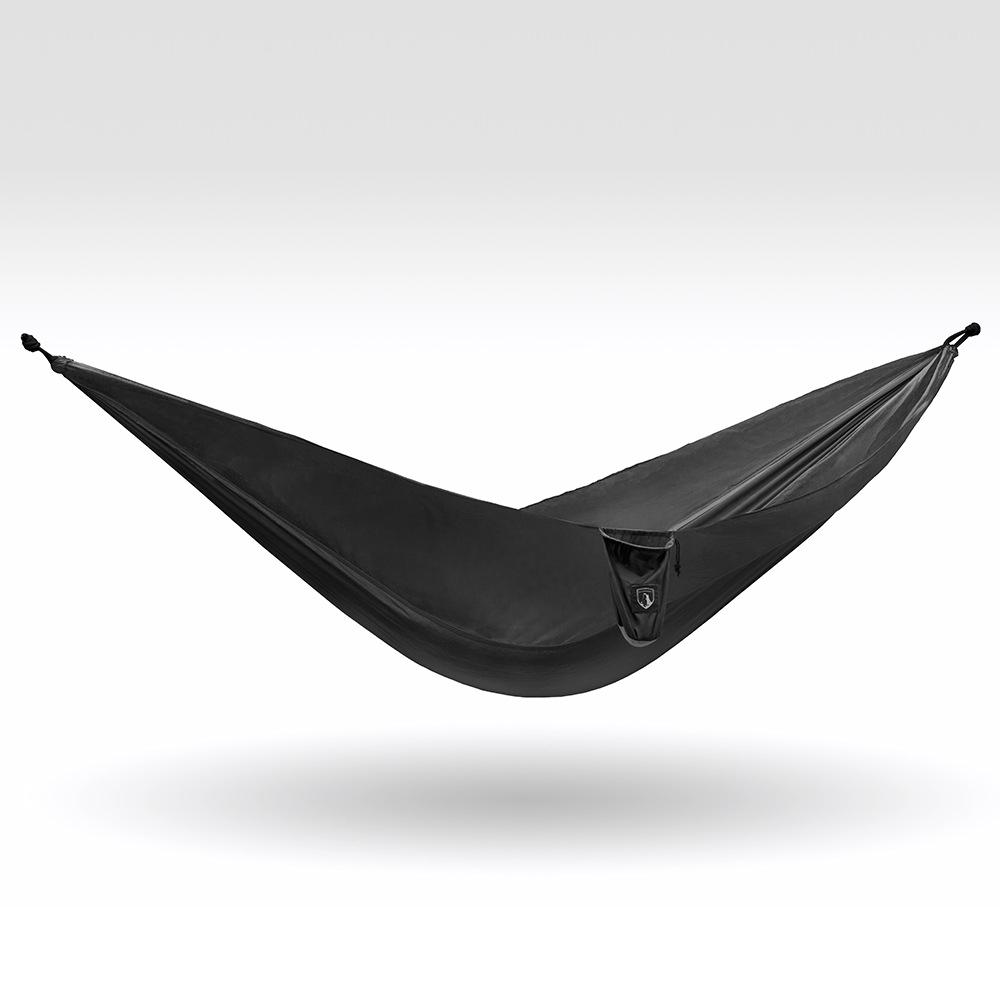 Nylon Ripstop Color Block Hammock – Single/Double Outdoor Camping