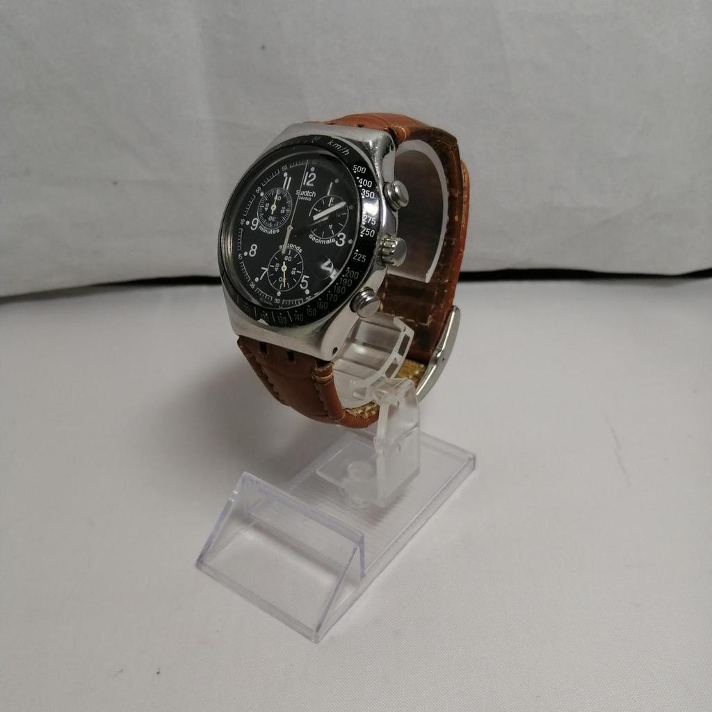 Used SWATCH black brown watch