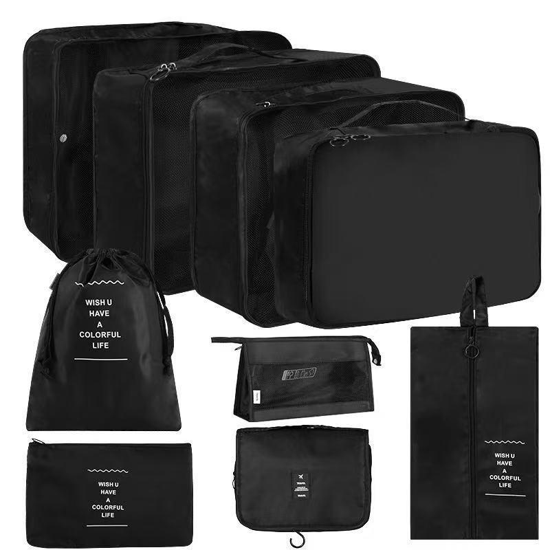 7-Piece Travel Storage Bag Set for Clothes and Underwear