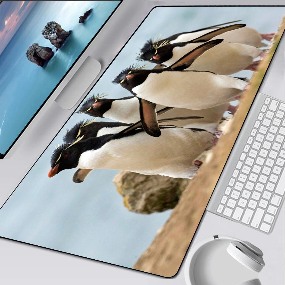 penguin antarctica cute madagascar Mouse Pad Rubber Mat Laptop Xxl Mousepad Notebook Gamer Computer Table Gaming Accessories 600x300x2mm